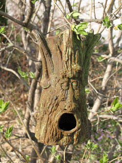 Tree Stump Birdhouse